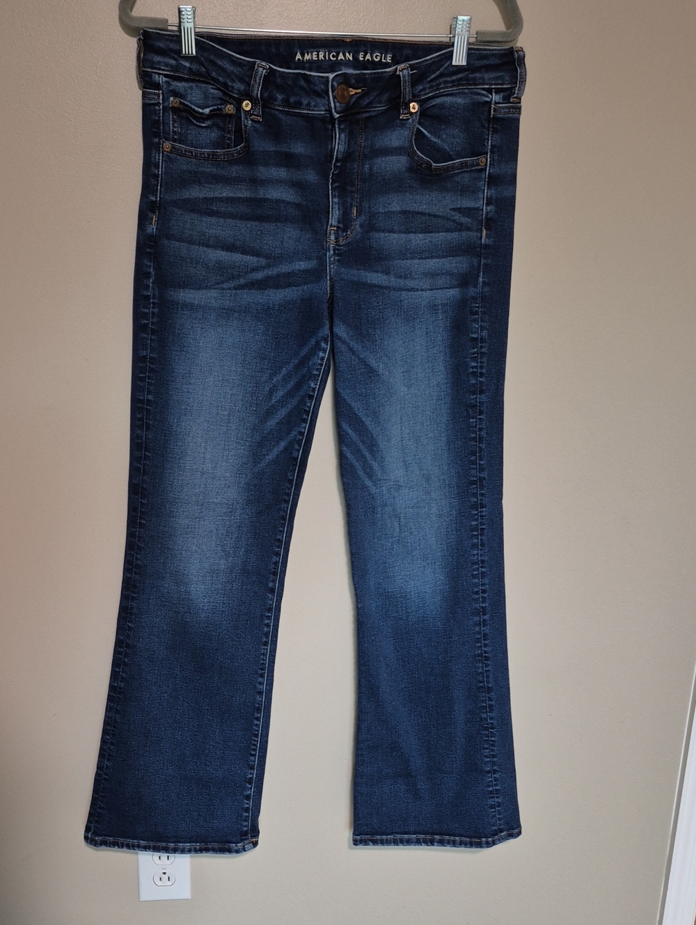 American Eagle Outfitters Women's Dark Indigo Boyfriend Jeans